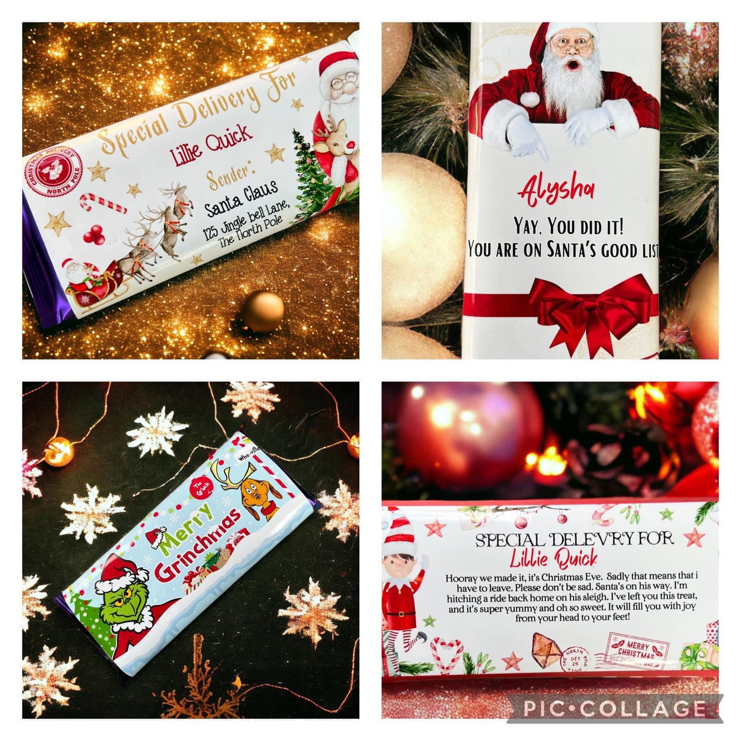 Personalised Chocolate Wraps...180 g size