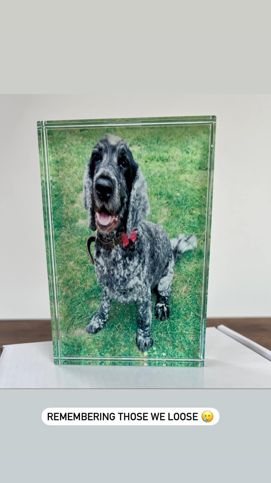 Crystal style photo block.