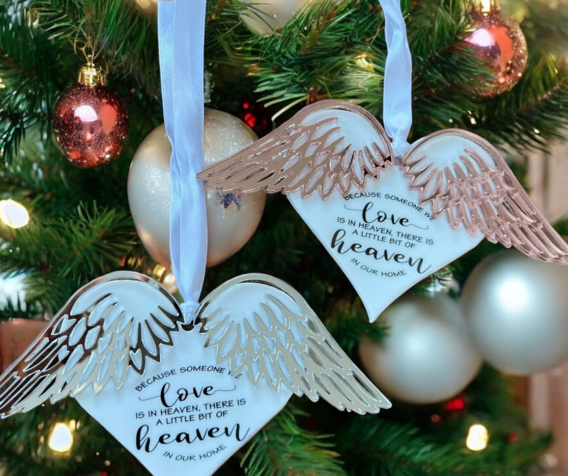 Wings & Heaven Bauble... Rose Gold