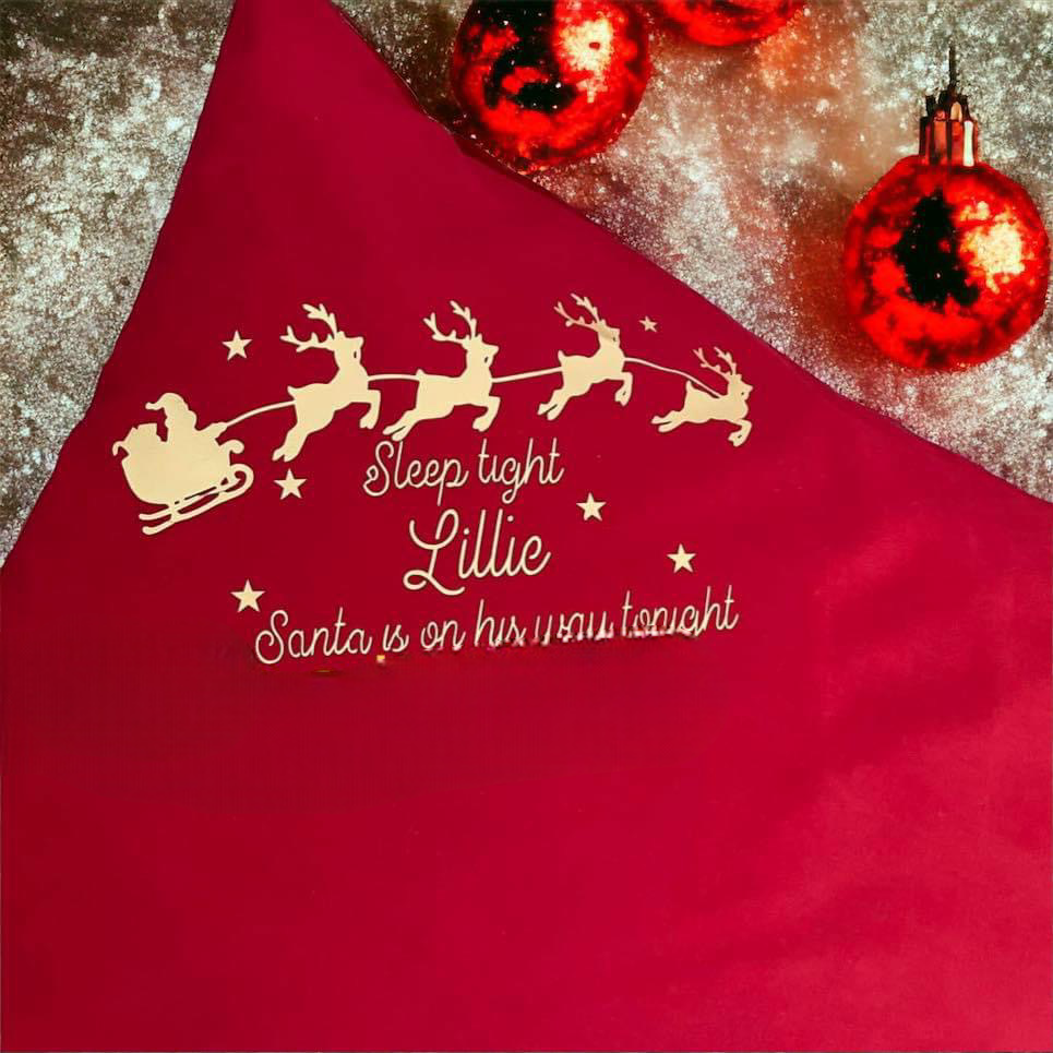 Christmas Eve Pillow Cases.