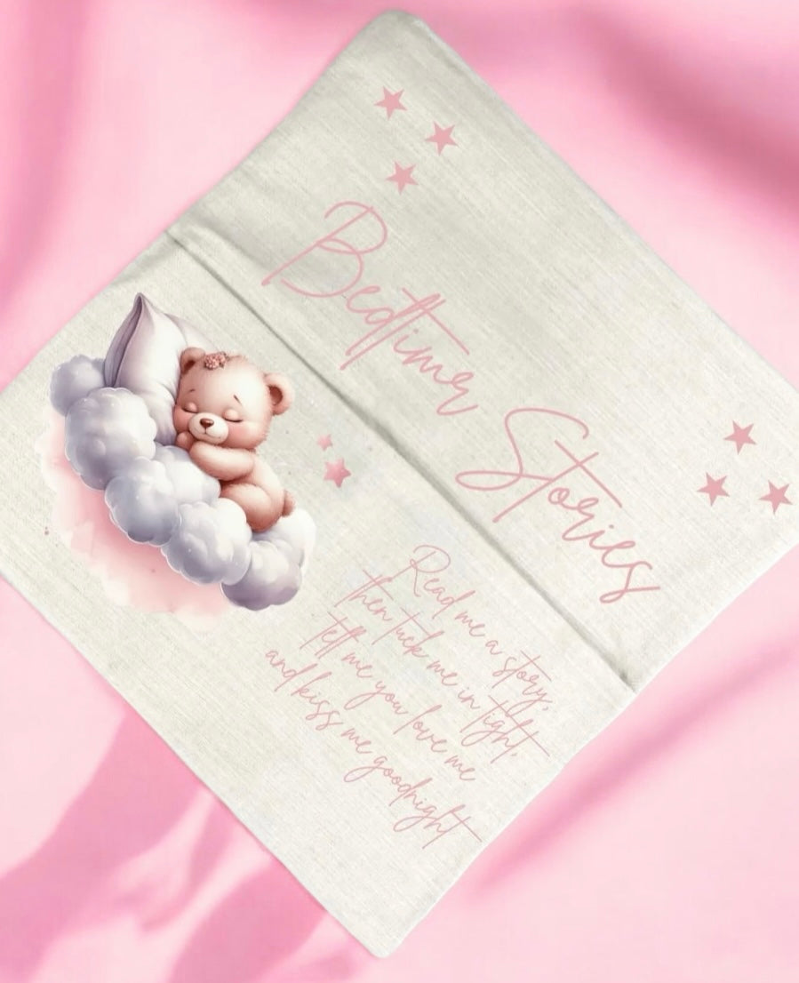 Bedtime Stories Pocket Cushion Cover