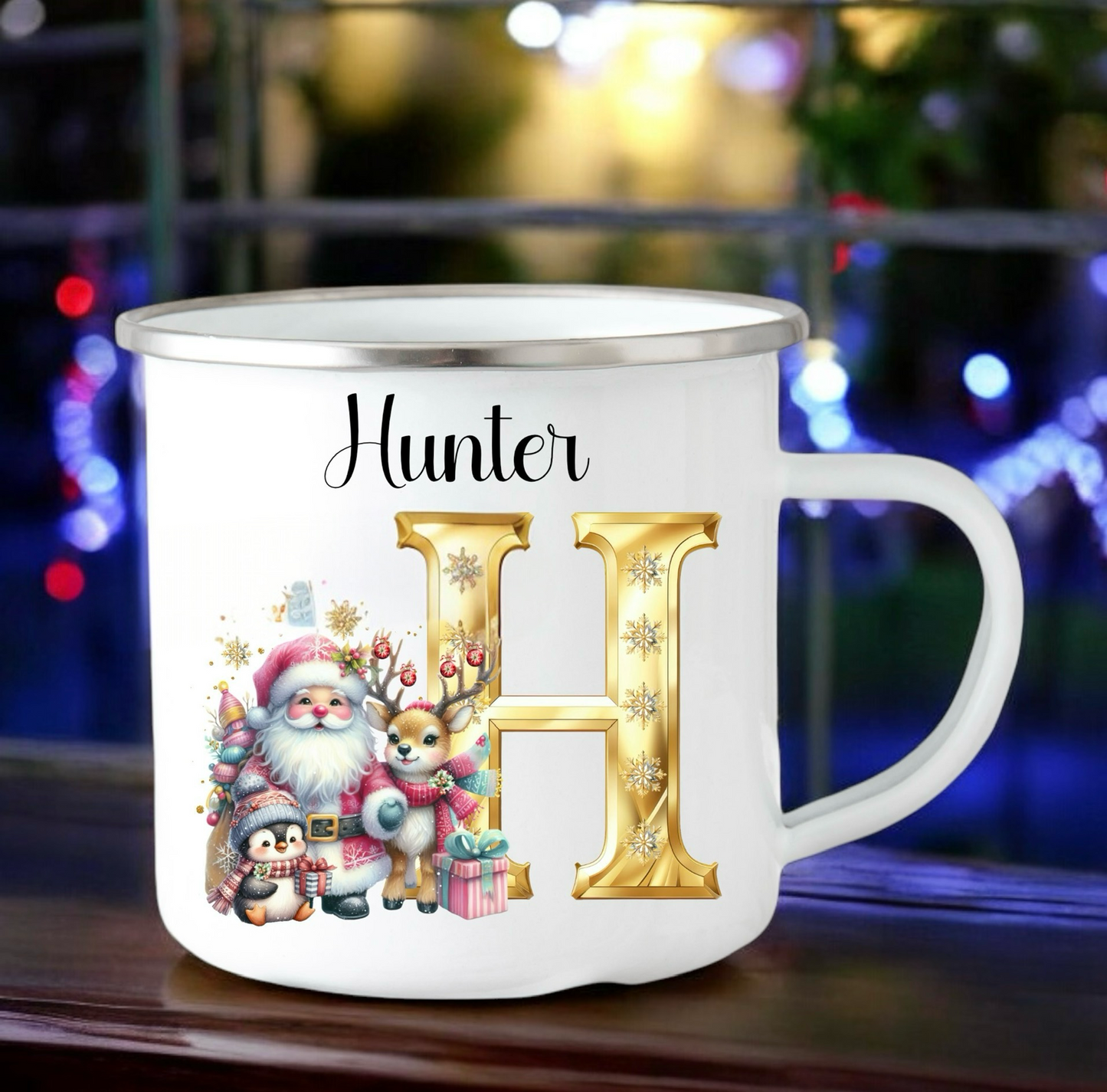 Christmas Enamel Mug