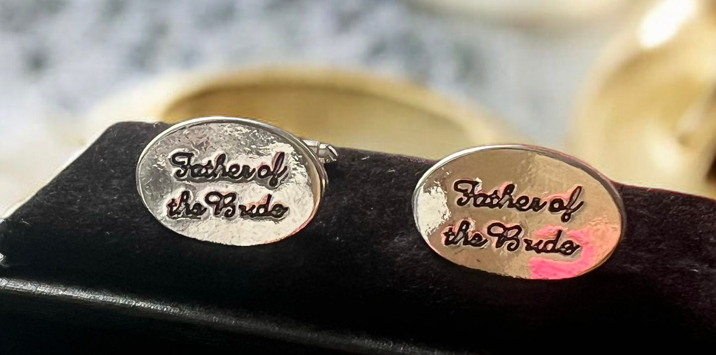 Father Of The Bride Cufflinks