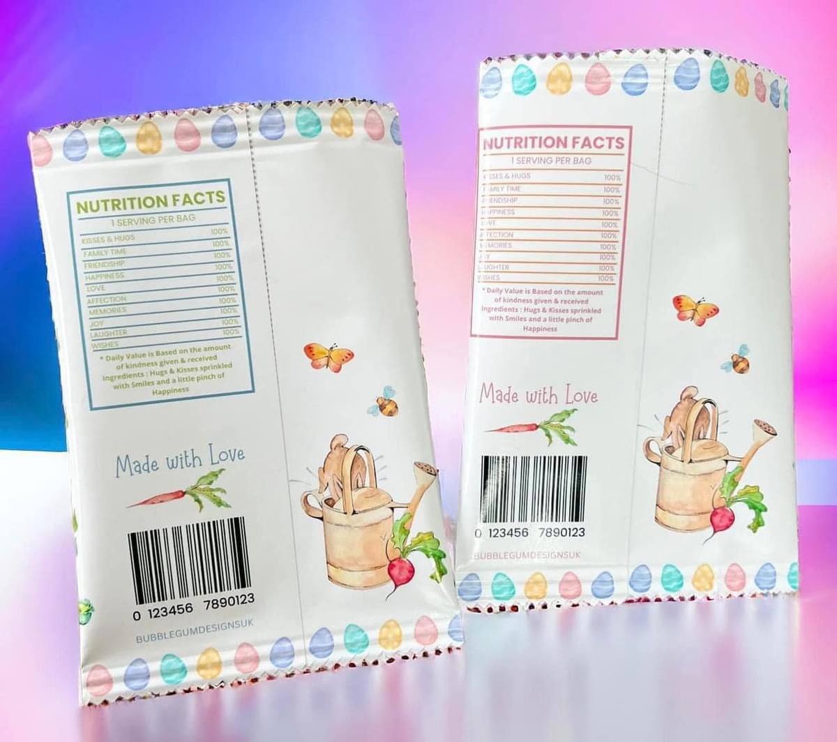 Personalised Glossy Treat Bags