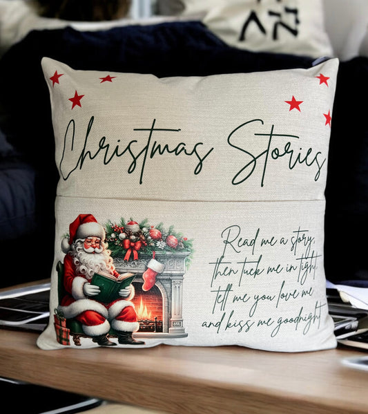 Christmas Pocket Cushion Cover