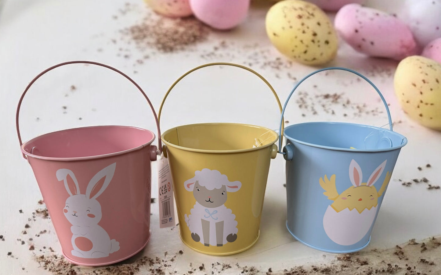 Easter Character Metal Bucket