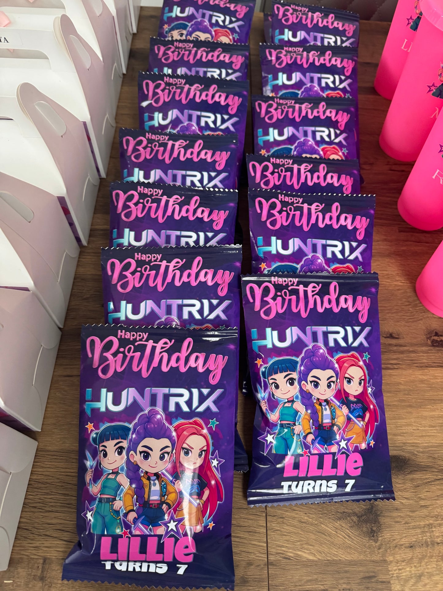 Personalised Glossy Treat Bags