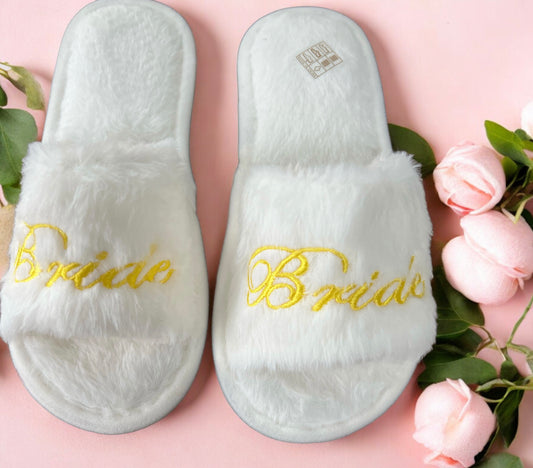 Fur Bride Slippers