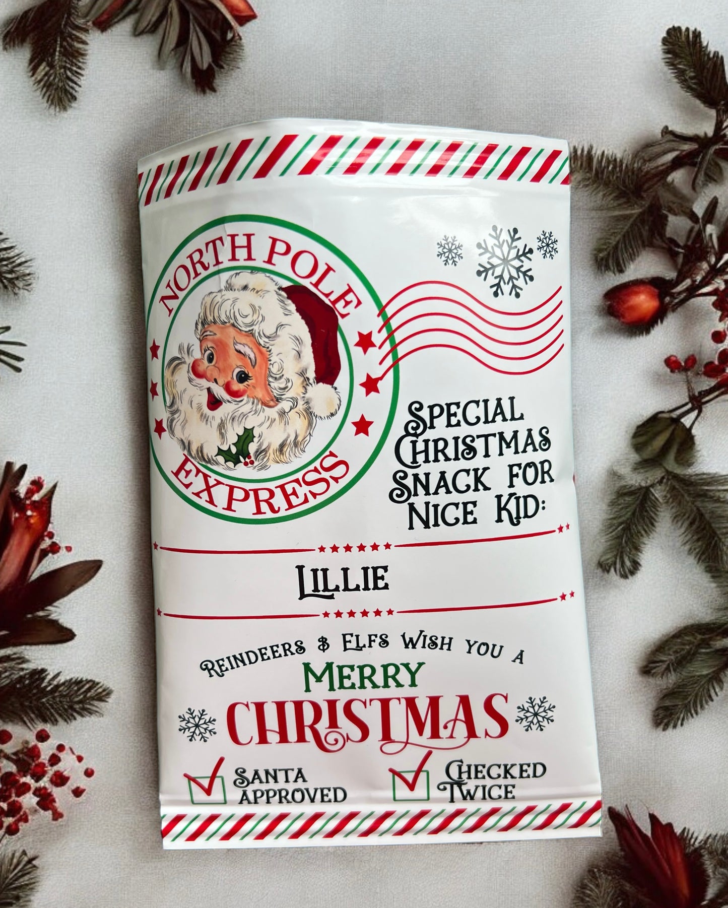 North Pole Express treat package